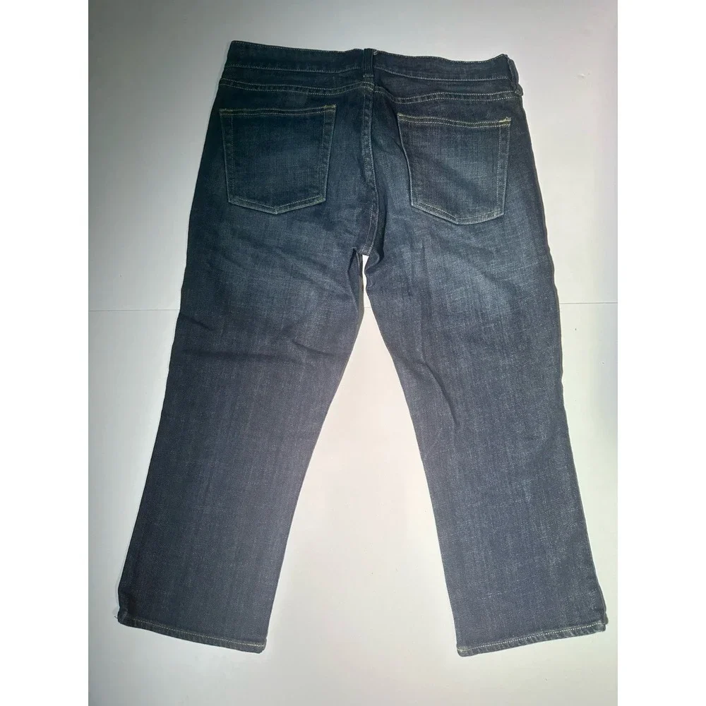 J. Crew Matchstick Jeans Crop Blue Stretch Mid Rise - Size 29 - Picture 4 of 4